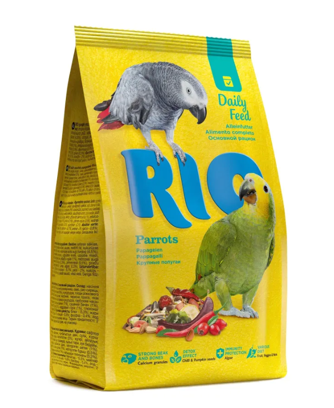 Rio 0,5кг корм для крупных попугаев основной рацион